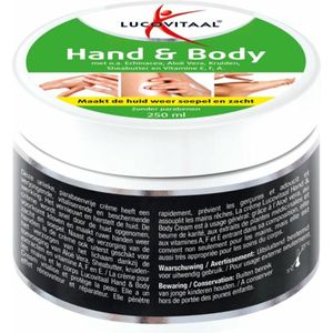 Lucovitaal - Hand en Body Crème - Echinacea & Aloë Vera - 250 ml