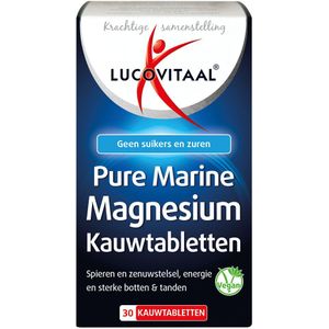 Lucovitaal - Marine Magnesium Kauwtabletten - 200 mg - Neutrale Smaak