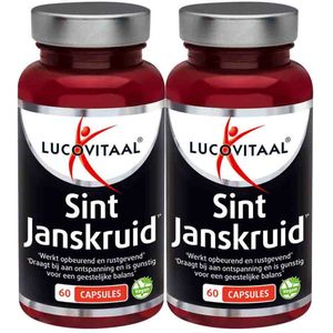 Lucovitaal - Sint Janskruid - Fytotherapie - Vegan - Glutenvrij - Lactosevrij