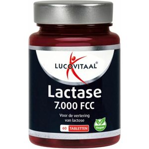 Lucovitaal - Lactase 7000 FCC - 2x60 Tabletten - Vegan