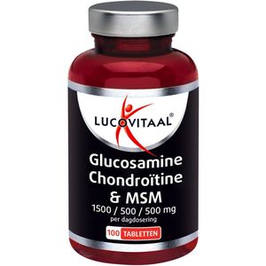 Lucovitaal - Glucosamine Chondroïtine & MSM - 3x 100 Tabletten - Met Vitamine C