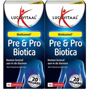 Lucovitaal - Pre & Probiotica - 90 Capsules - 20 Miljard Bacteriën