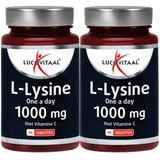 Lucovitaal - L-Lysine 1000 mg - 100 Tabletten - Met Vitamine C