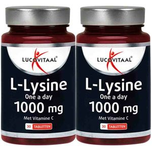 Lucovitaal - L-Lysine 1000 mg - 100 Tabletten - Met Vitamine C