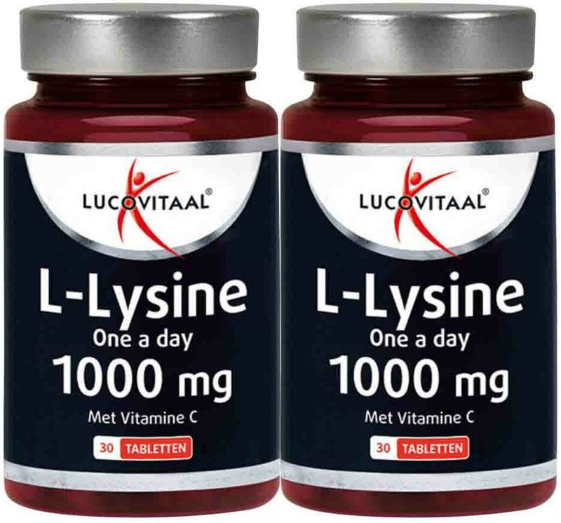 Lucovitaal - L-Lysine 1000 mg - 100 Tabletten - Met Vitamine C