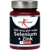 Lucovitaal - Selenium - Gist-vrij - 200 mcg - Met Zink - Antioxidanten