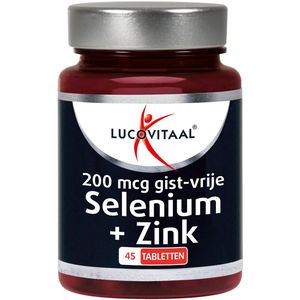 Lucovitaal - Selenium - Gist-vrij - 200 mcg - Met Zink - Antioxidanten
