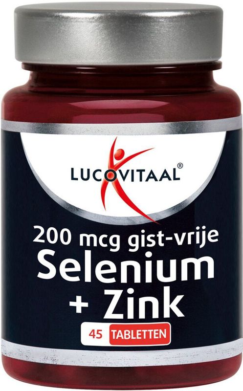 Lucovitaal - Selenium - Gist-vrij - 200 mcg - Met Zink - Antioxidanten