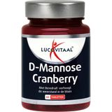 Lucovitaal - D-Mannose - Cranberry Tabletten - 60 Stuks - Natuurlijke Ingrediënten