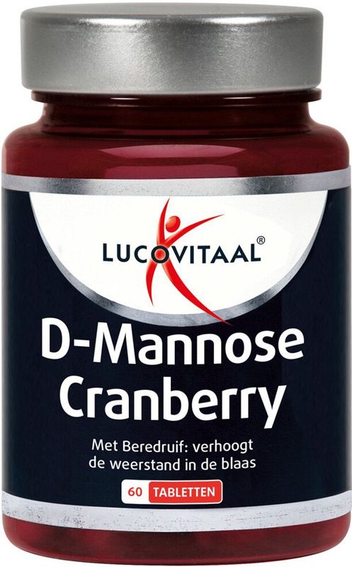 Lucovitaal - D-Mannose - Cranberry Tabletten - 60 Stuks - Natuurlijke Ingrediënten