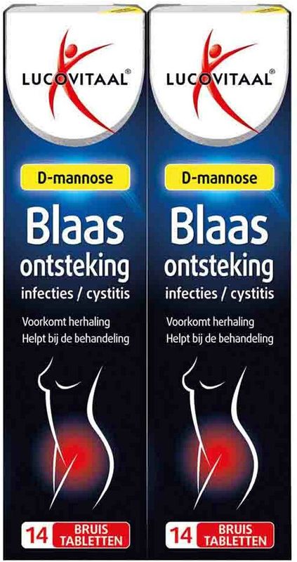 D-mannose - Bruistabletten - Bessensmaak - Ondersteunt Behandeling Van Blaasontsteking