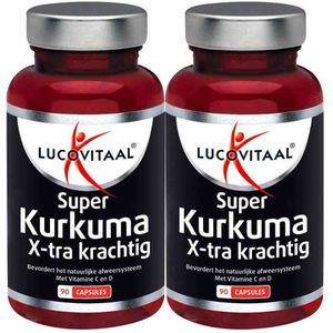 Lucovitaal - Super Kurkuma - Voordeel Pot - 185x Betere Opneembaarheid
