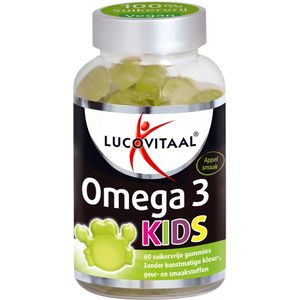 Lucovitaal - Gummies Omega 3 - Suikervrij - Vegan - Appelsmaak - 60 Stuks