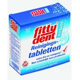 Fittydent - Reinigingstabletten - Voordeelverpakking - 4 x 32 stuks