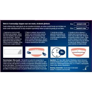 Lucovitaal - Whitening Tandenstrips - 5 Sets - Mint Smaak