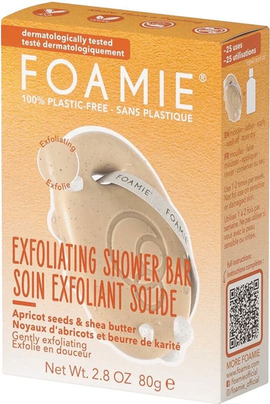 Foamie - Body Bar - Abrikoospitten - 80 gr - 2-In-1 - Veganistisch