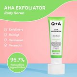 Q+A - AHA Exfoliator Body Scrub - 250 ml