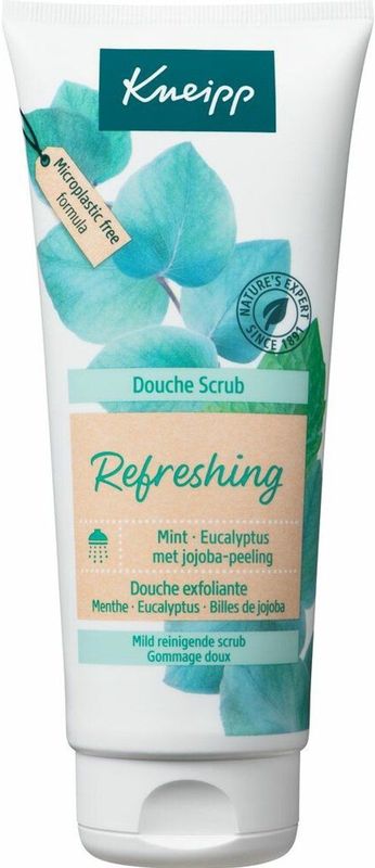 Kneipp - Douche Scrub Refreshing Mint en Eucalyptus - 3 x 200 ml - Voordeelverpakking