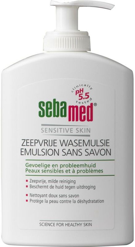 Sebamed - Zeepvrije Wasemulsie Pomp - 3 x 300 ml - Voordeelverpakking
