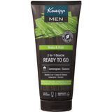 Kneipp - Douche Men Ready to Go - 2-in-1 Shampoo & Douche - Voordeelverpakking - 3 x 200 ml