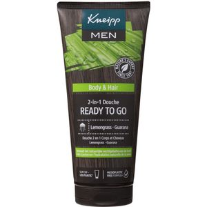 Kneipp - Douche Men Ready to Go - 2-in-1 Shampoo & Douche - Voordeelverpakking - 3 x 200 ml