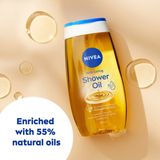 NIVEA - Doucheolie Rich Caring - 3 x 200 ml - Voordeelverpakking