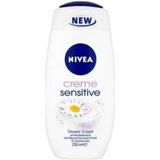 NIVEA - Douchecrème Sensitive - 3 x 250 ml - Voordeelverpakking