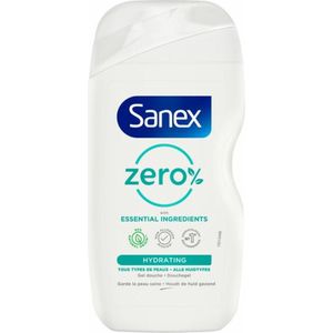 Sanex - Douchegel Zero% - Hydraterend - 3 x 400 ml - Voordeelverpakking
