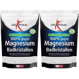 Lucovitaal - Magnesium Badkristallen - 100% Pure - Ontspanning