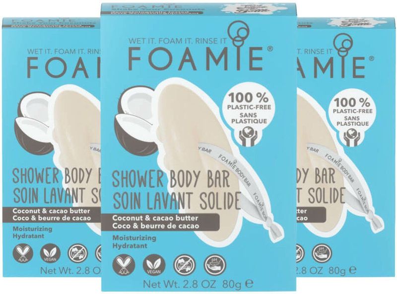 Foamie - Body Bar Shake Your Coconuts - 2 in 1 - Hydraterend - Plastic-vrij
