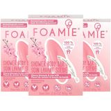 Foamie - Body Bar - Cherry Kiss - 3x - Hydraterende Zeep - pH-neutraal