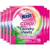 At Home - Wasdoekjes Gekleurde Was - 16 Stuks - Beschermt Tegen Verkleuring