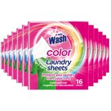 At Home - Wasdoekjes Gekleurde Was - 12 Stuks - Beschermt Kleding Tegen Verkleuring