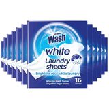 At Home - Wasdoekjes Witte Was - 12 Stuks - Voor Stralend Witte Kleding