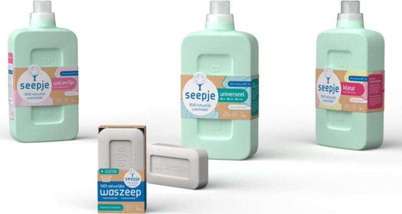 Seepje - Vloeibaar Wasmiddel Wol & Fijn - Vrolijke Lotus - 1 liter - 23 Wasbeurten