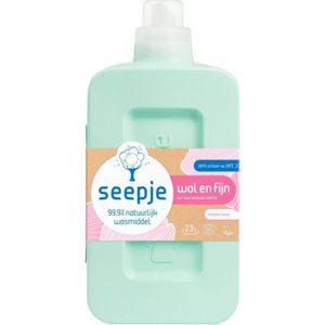 Seepje - Vloeibaar Wasmiddel Wol & Fijn - Vrolijke Lotus - 1 liter - 23 Wasbeurten
