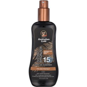 Australian Gold - Instant Bronzer - Zonnebrand Spray Gel - 237 ml - SPF 15