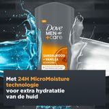Dove - Men+ Care - Douchegel - 400 ml - Sandelhout en Vanille