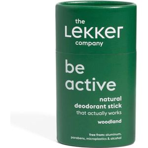 The Lekker Company - Deodorant Stick - Be Active Woodland - 40 gr - 2x
