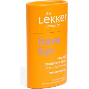 The Lekker Company - Deodorant Stick - Have Fun - Mandarijn & Citroen - 40 gr