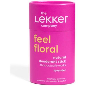 The Lekker Company - Deodorant Stick - Lavendel - 40 gr - 2x