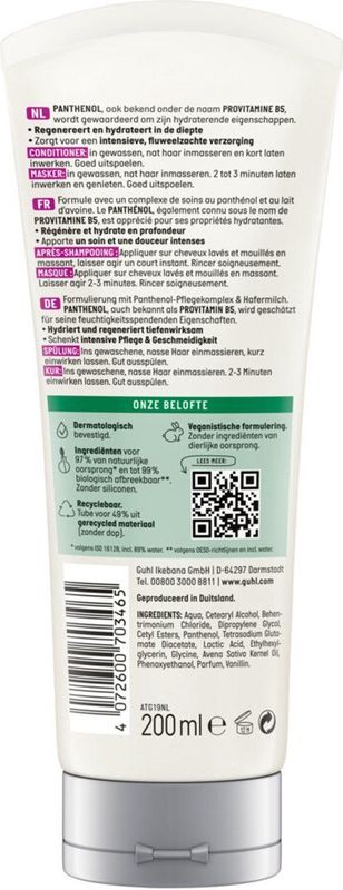 Guhl - Panthenol+ Repair - 2-in-1 Masker & Conditioner - 200 ml