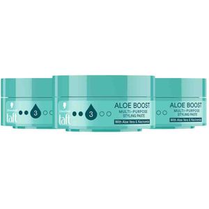 Taft - Aloe Boost - Haarpaste - 3x 75 ml