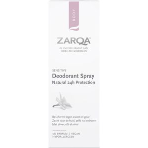 Zarqa - Sensitive - Deodorant Spray - Natuurlijke Ingrediënten - Vegan