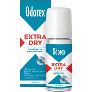 Odorex - Extra Dry Depper - Deodorant - Alcoholvrij - Parfumvrij
