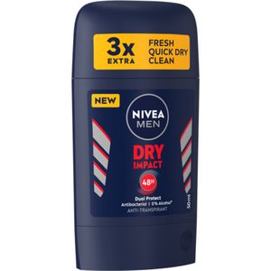 NIVEA Men - Dry Impact - Deodorant Stick - 50 ml - 72 uur Bescherming