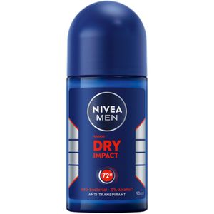 NIVEA Men - Dry Impact - Deodorant Roller - 50 ml - 72 uur Bescherming