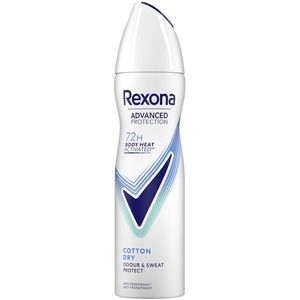 Rexona - Deodorant Spray - Voordeelverpakking - 3 x 150 ml - Advanced Protection Cotton Dry