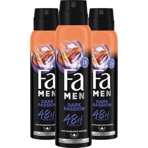 Fa - Dark Passion - Deodorant Spray - 0% Aluminiumzouten - Vegan