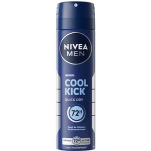 Nivea Men - Deodorant Spray - Cool Kick - 150ml - Alcoholvrij